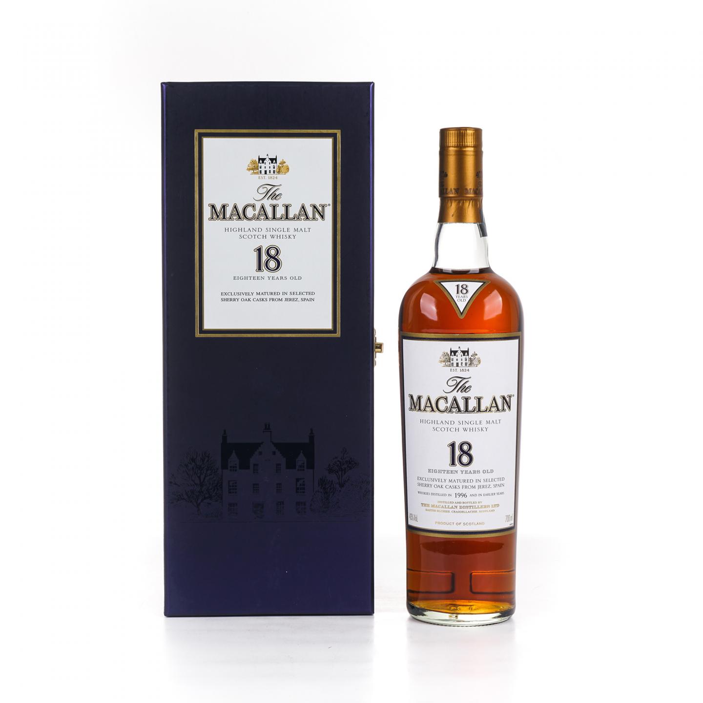 Macallan 麦卡伦 18年 1996 雪莉桶 700ml