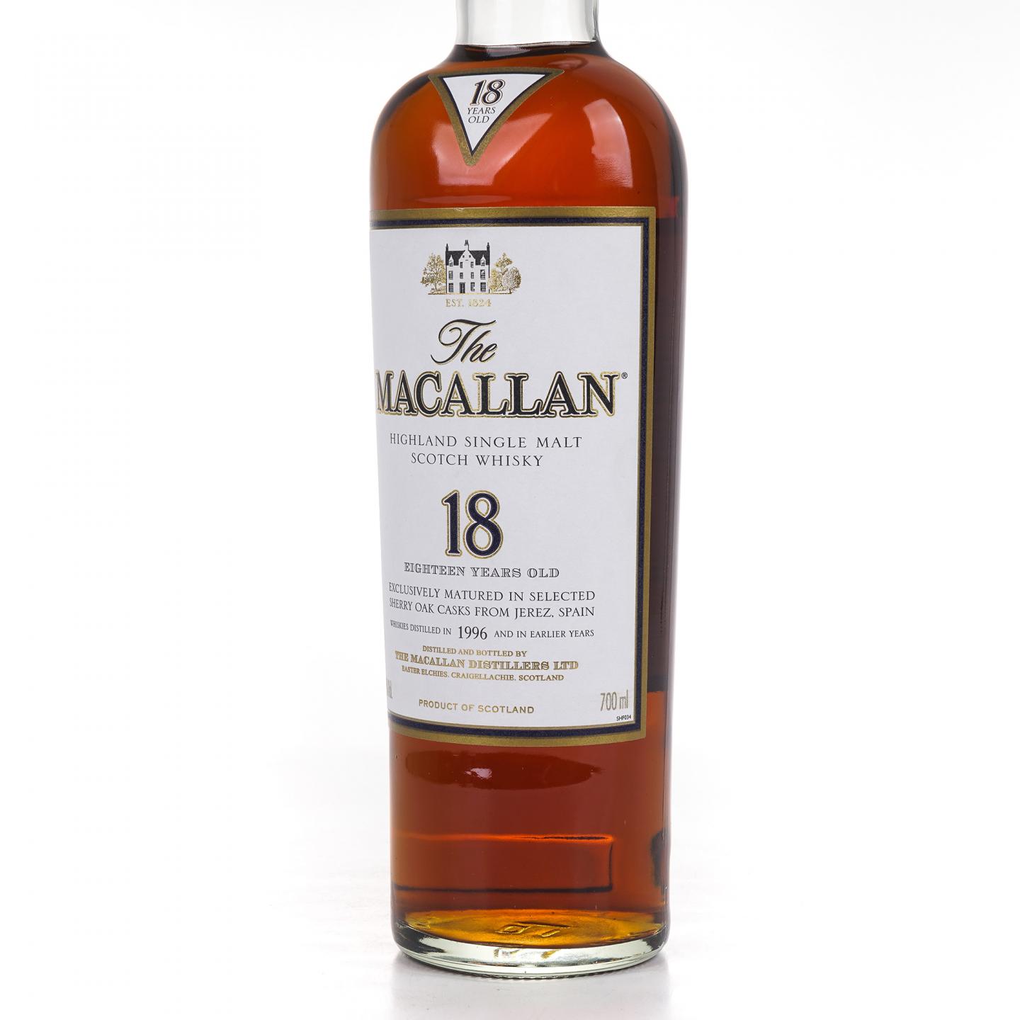 Macallan 麦卡伦 18年 1996 雪莉桶 700ml