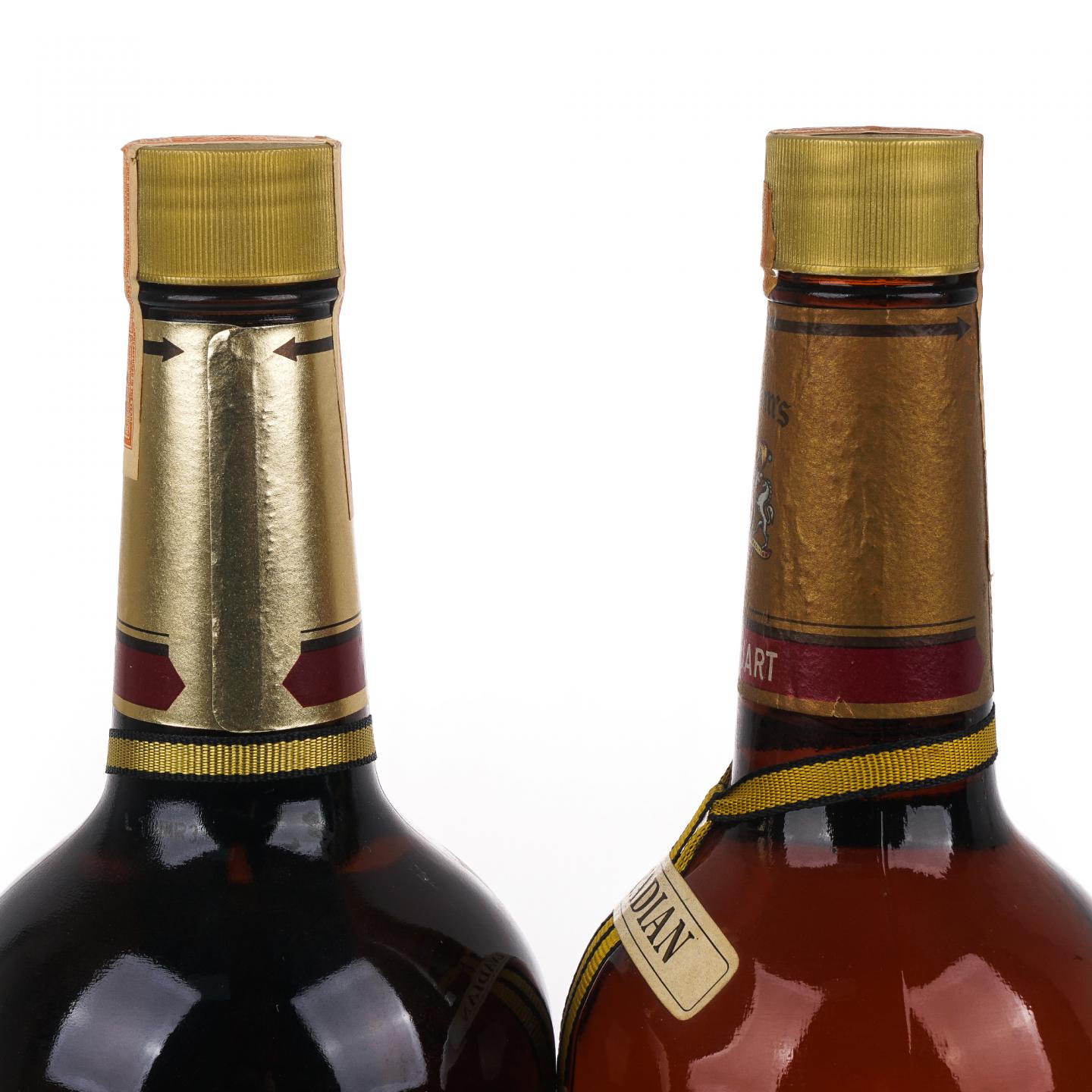 Seagram’s V.O. 加拿大威士忌 1升装+1夸脱装 2支组