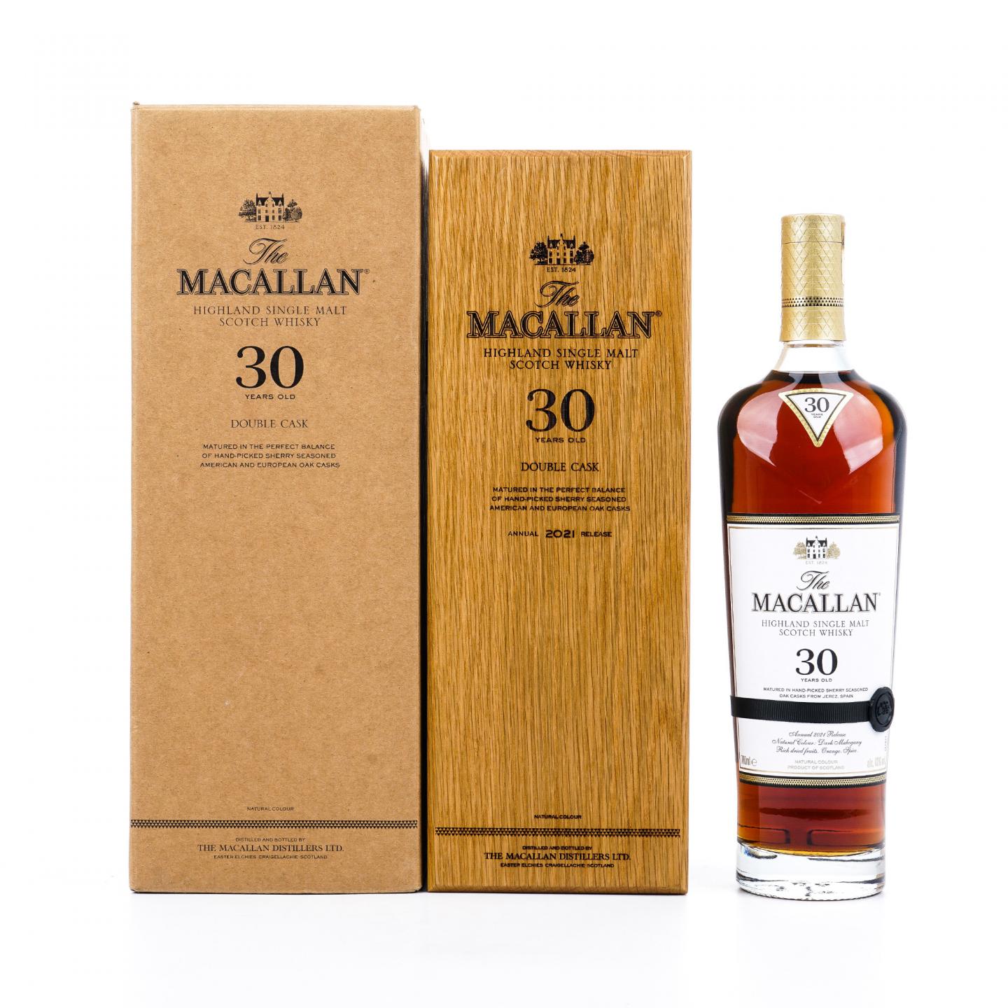 【附X光图】Macallan 麦卡伦 30年 2021 黑腰带 非原盒