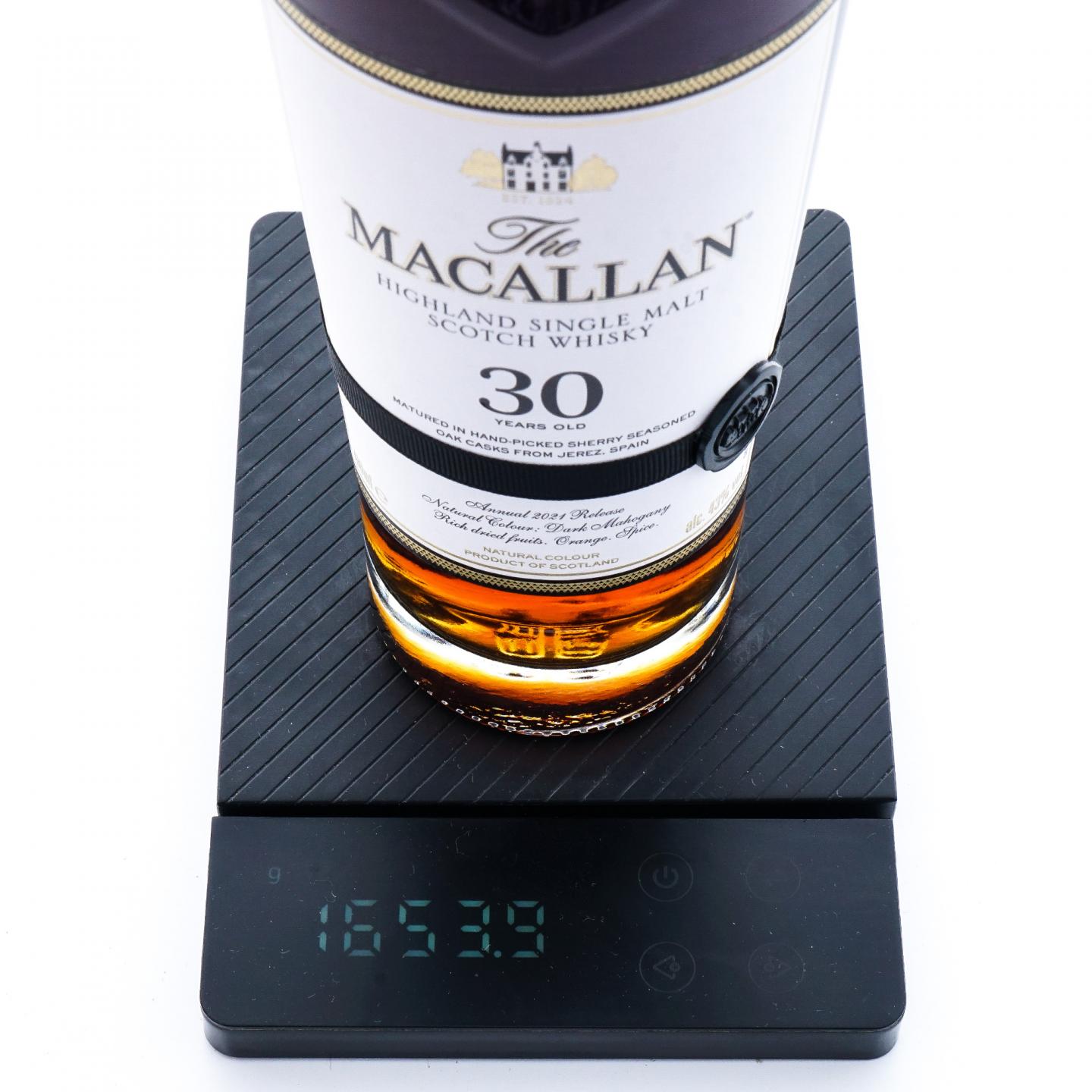 【附X光图】Macallan 麦卡伦 30年 2021 黑腰带 非原盒