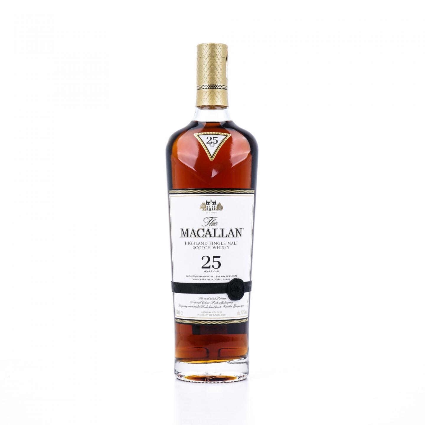 【附X光图】Macallan 麦卡伦 25年 2022 黑腰带