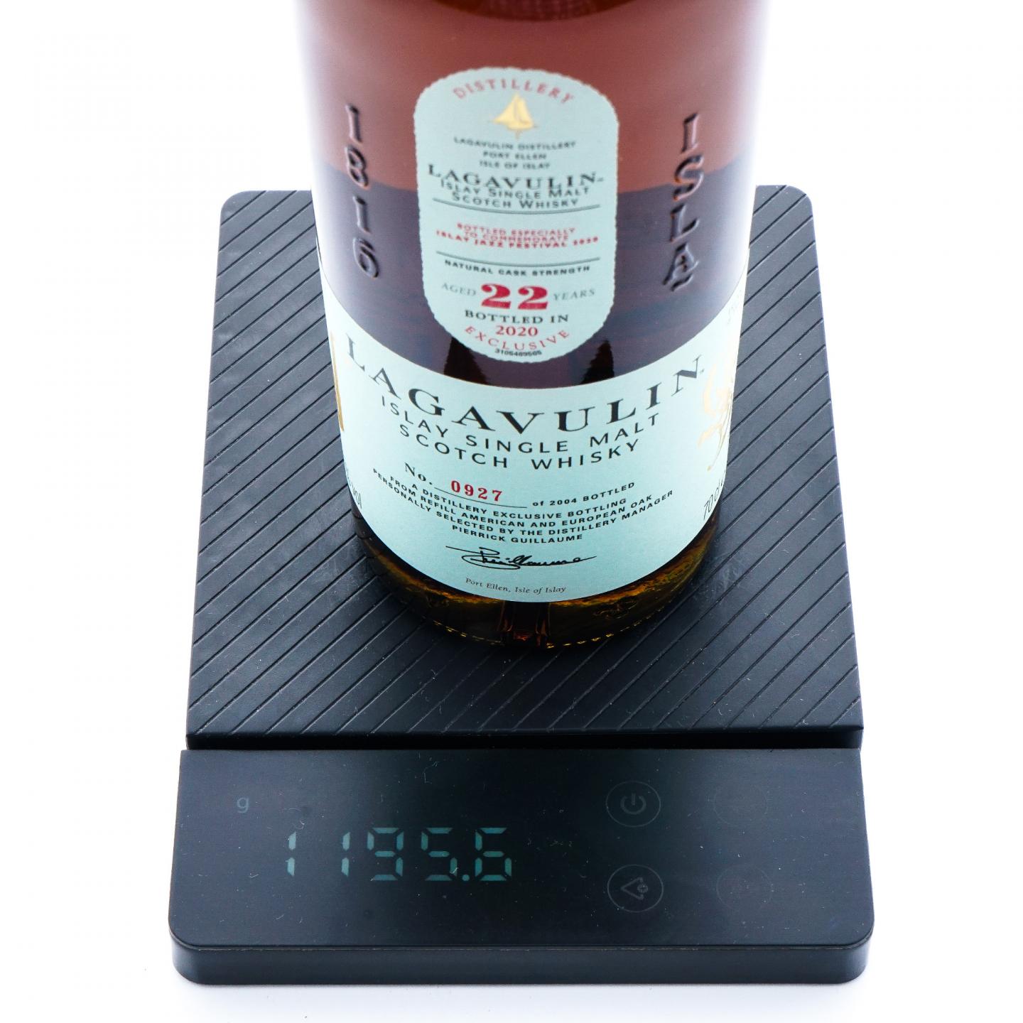 Lagavulin 乐加维林 22年 2020 爵士音乐节 桶强