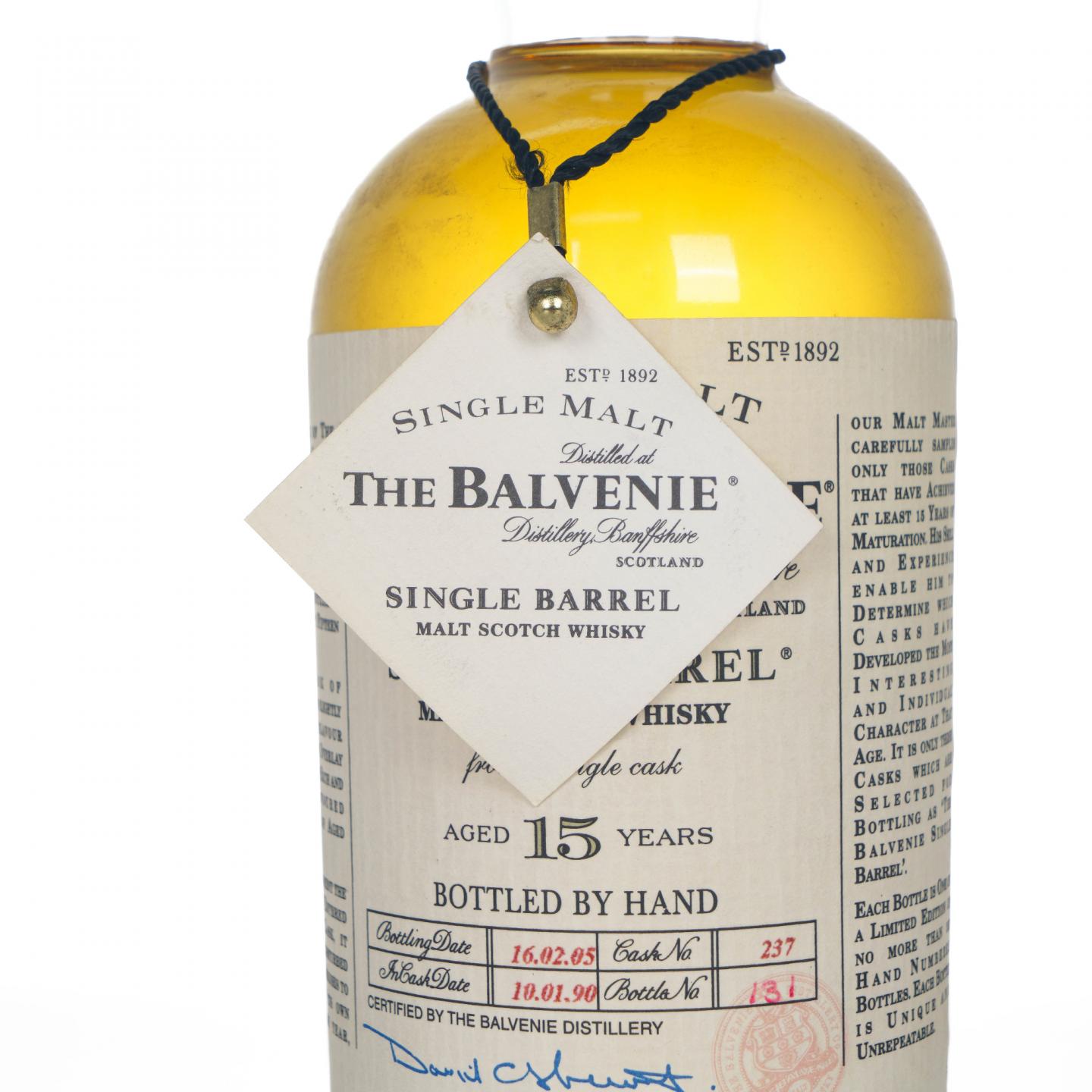 Balvenie 百富 15年 1990-2005 单桶#237