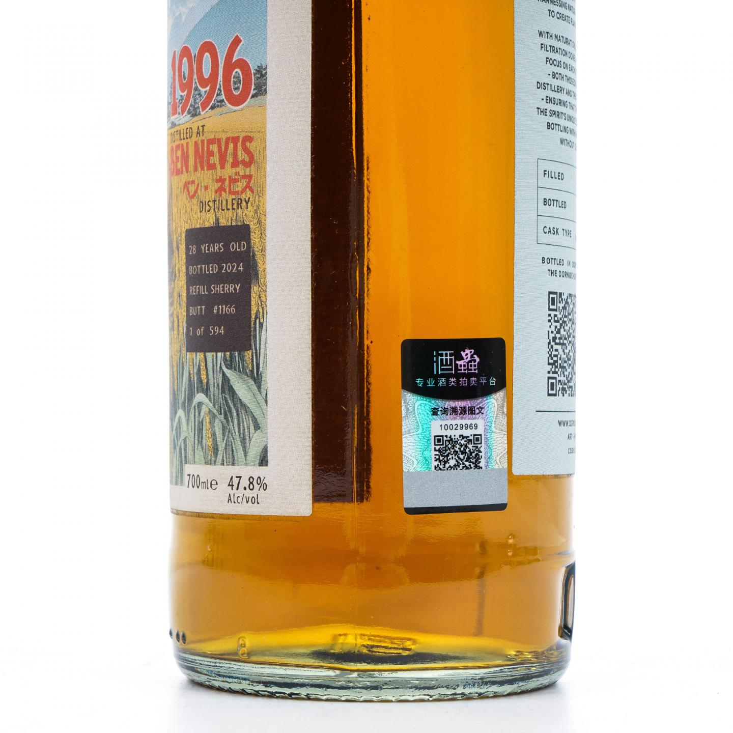 Ben Nevis 本尼维斯 28年 1996-2024 PST 雪莉桶#1166