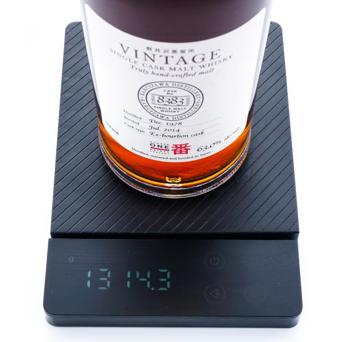 轻井泽 1978-2014 单桶 圈标#8383 700ml