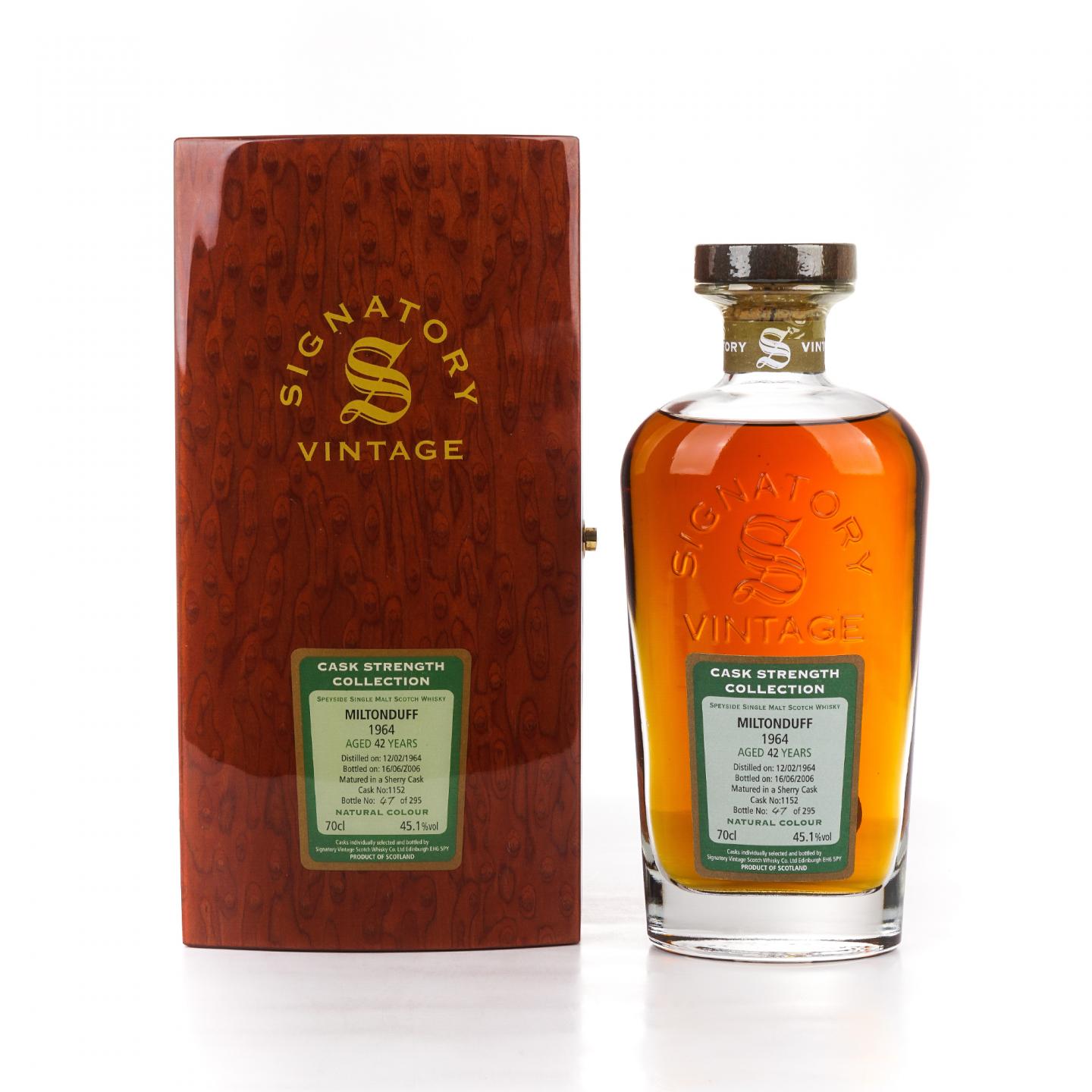 Miltonduff 弥尔顿达夫 42年 1964-2006 SV 雪莉桶#1152