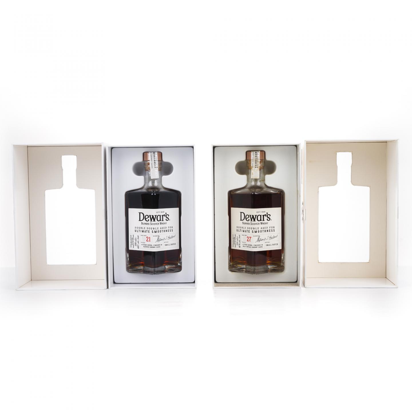 Dewar’s 帝王 21年/27年 Double Double 500ml*2瓶组