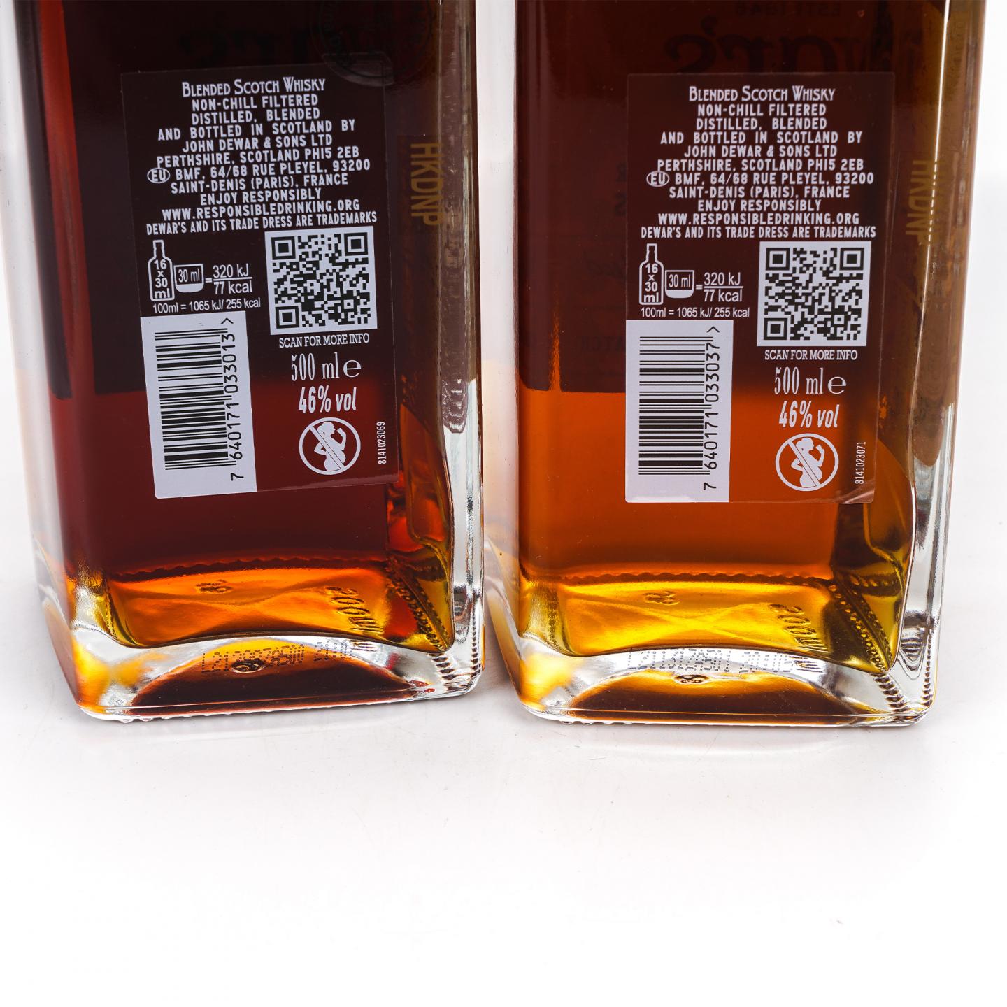 Dewar’s 帝王 21年/27年 Double Double 500ml*2瓶组