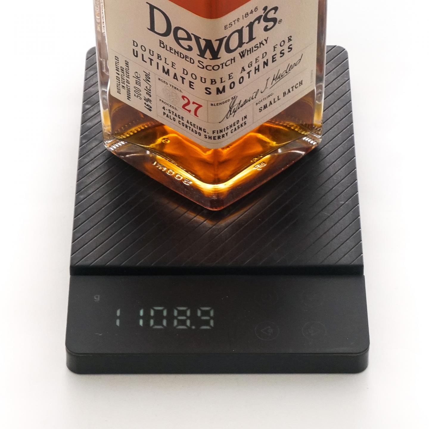 Dewar’s 帝王 21年/27年 Double Double 500ml*2瓶组