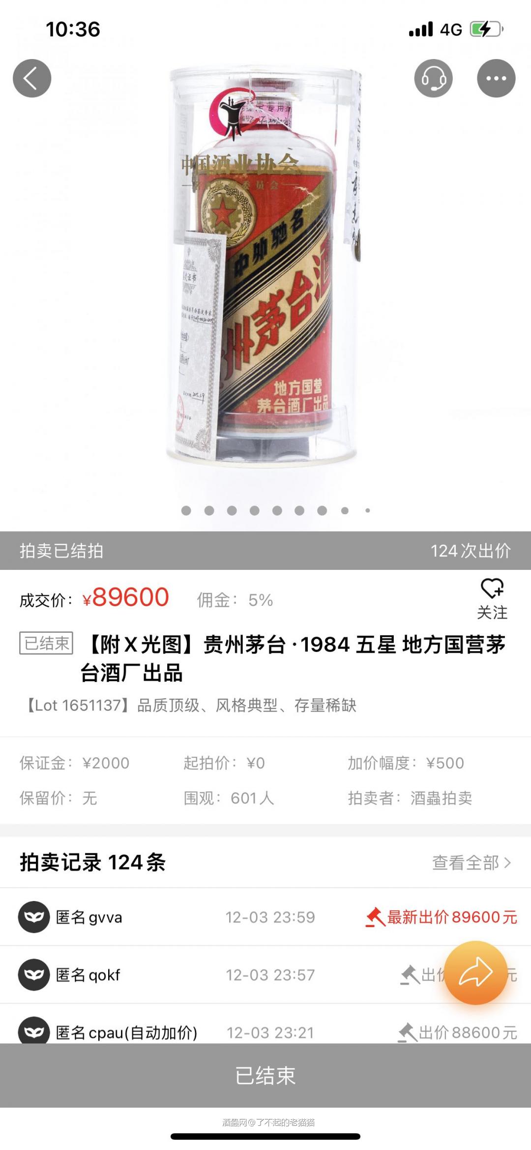 白酒拍卖乱象，每次就这几个傻托有意思吗