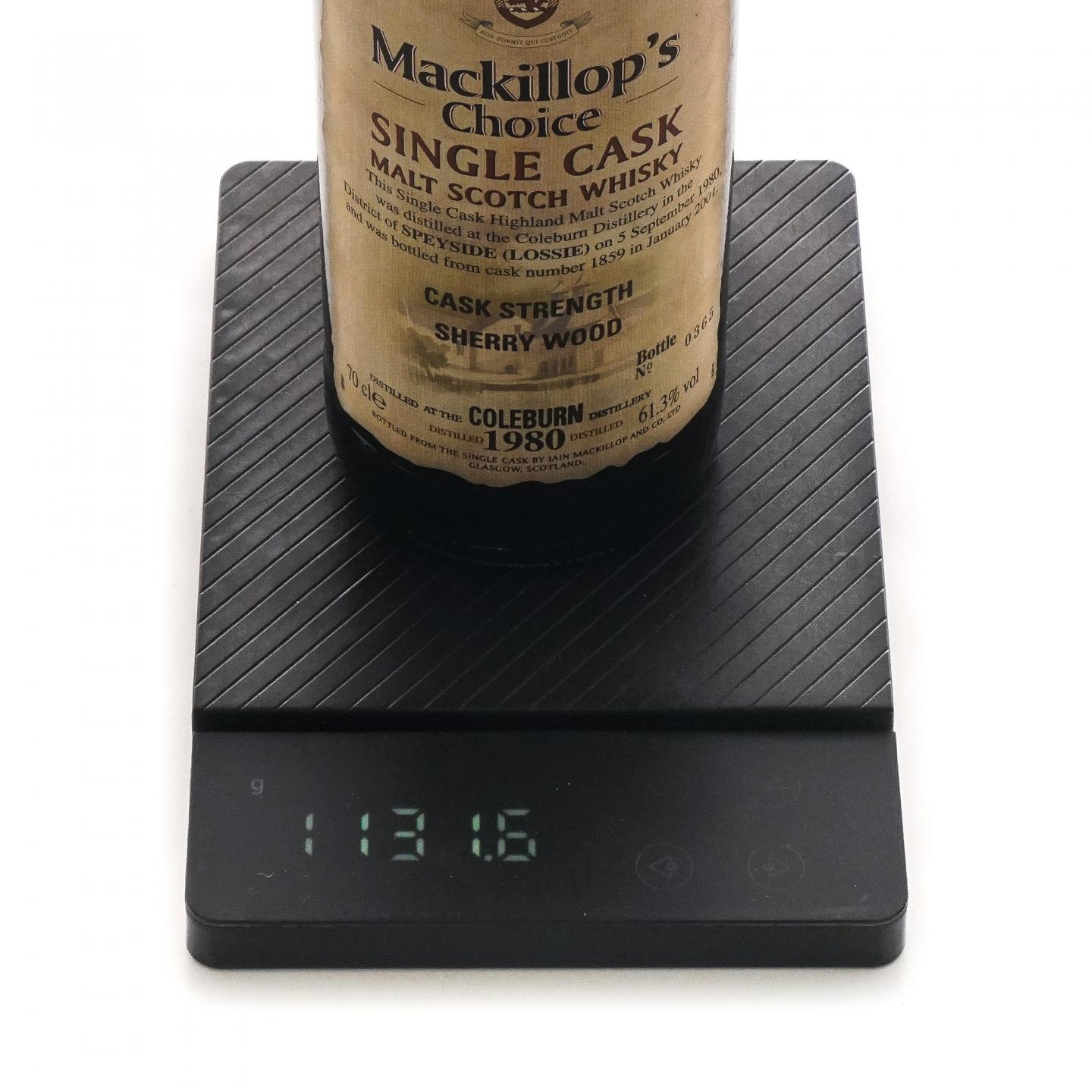 Coleburn 1980-2001 McC 雪莉单桶#1859