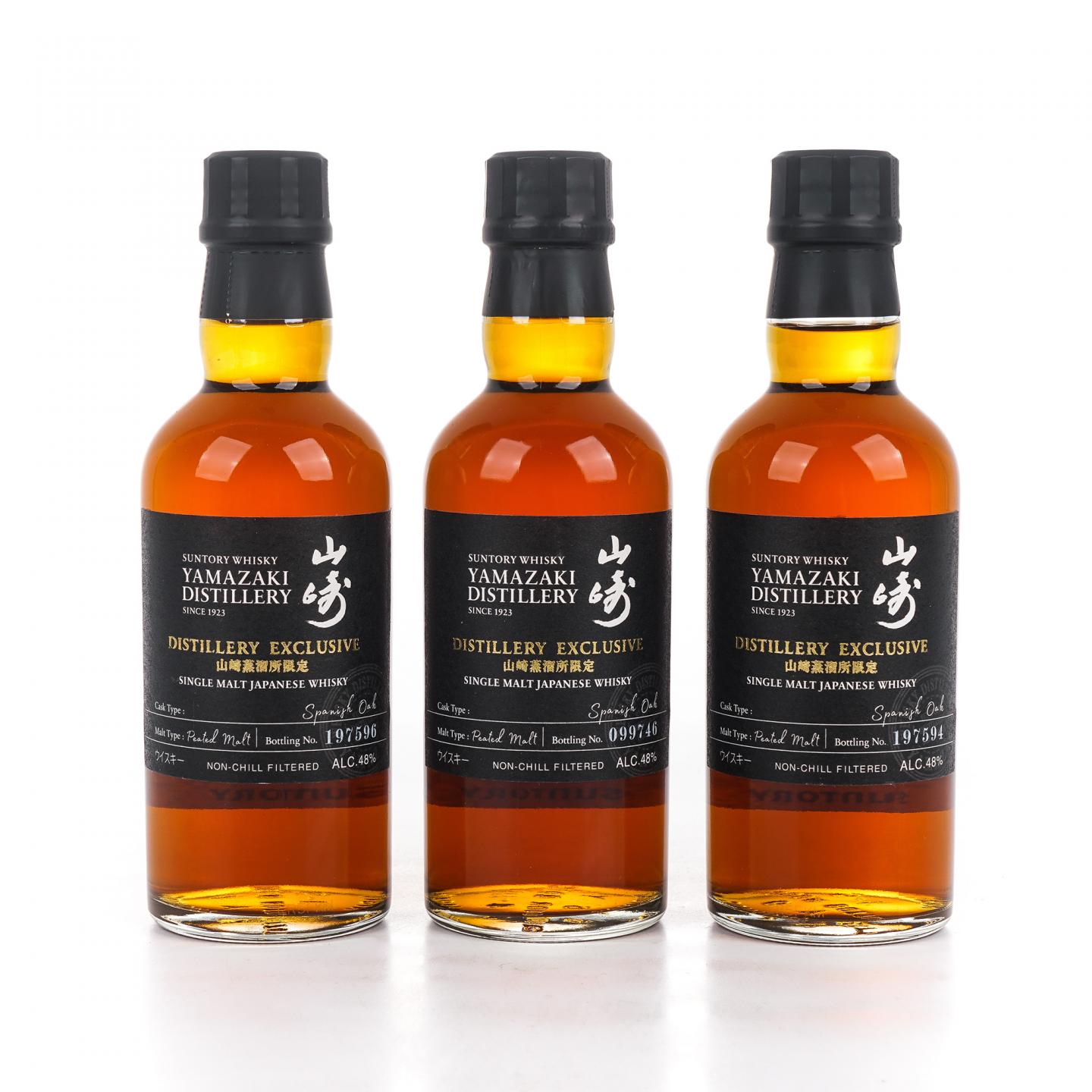 【中样】山崎蒸馏所限定 Peated Malt 3支组*180ml