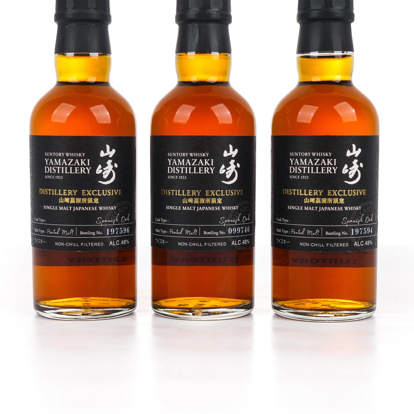 【中样】山崎蒸馏所限定 Peated Malt 3支组*180ml