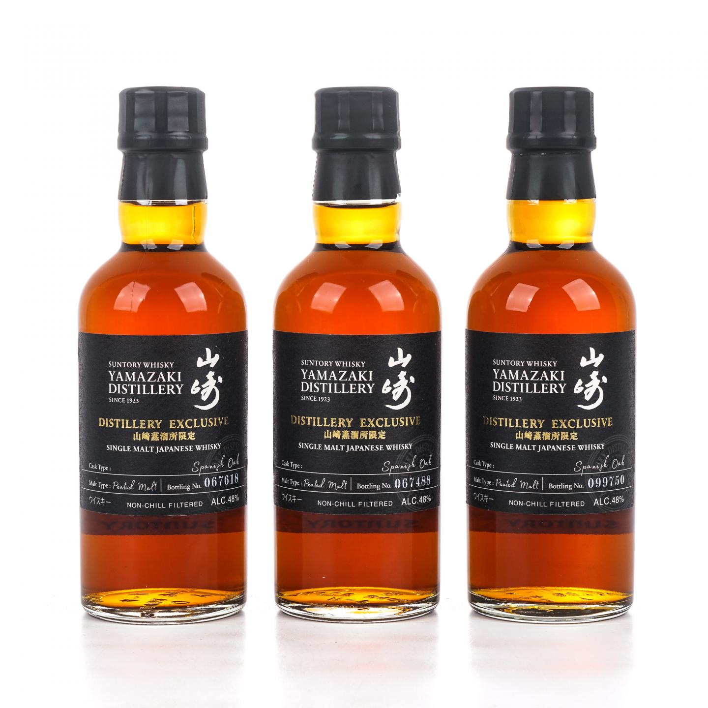 【中样】山崎蒸馏所限定 Peated Malt 180ml*3支组