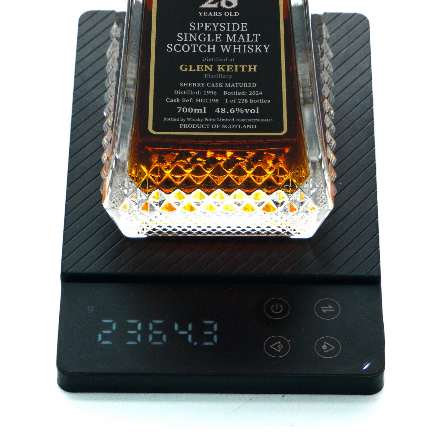 Glen keith 格兰契斯 28年 1996-2024 雪莉桶 蔡昊精选 48.6%