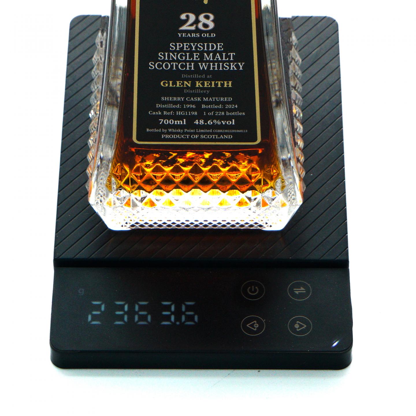 Glen keith 格兰契斯 28年 1996-2024 蔡昊精选 雪莉桶