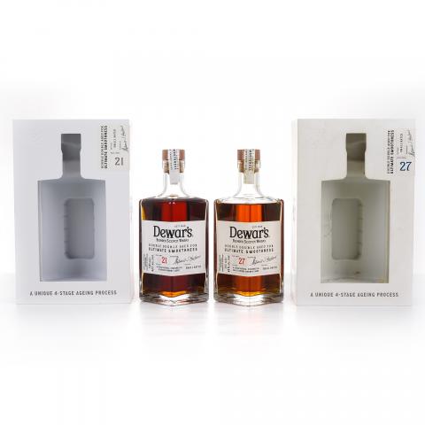 Dewar’s 帝王 21年/27年 Double Double 500ml*2瓶组