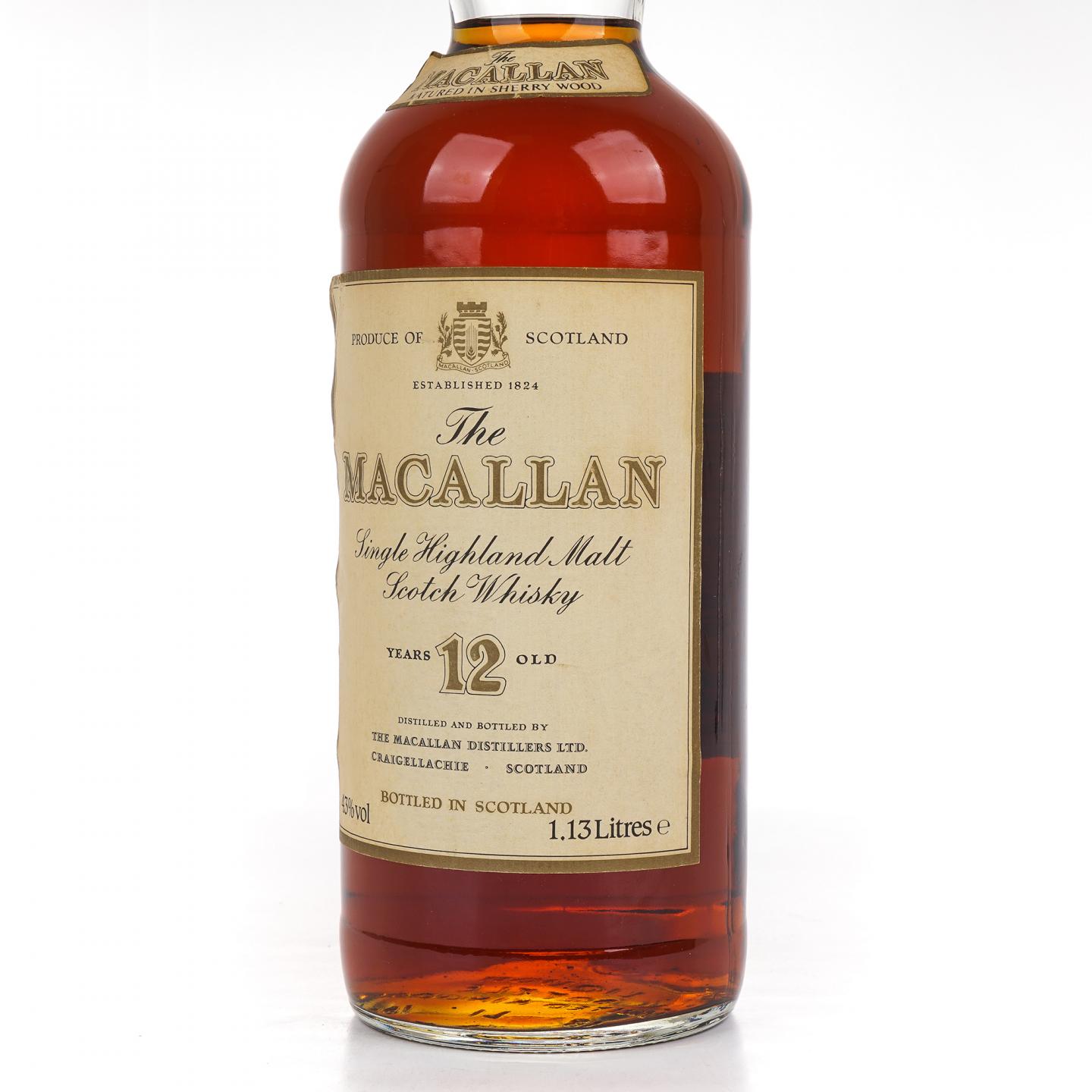 Macallan 麦卡伦 12年 雪莉桶 1.13L