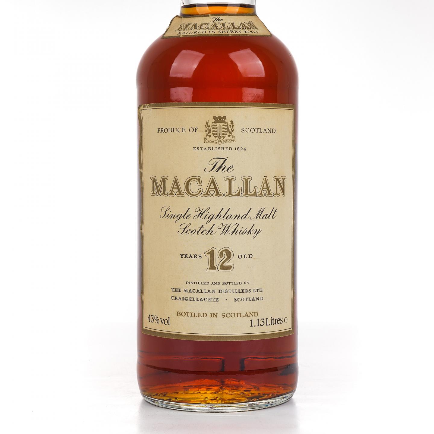 Macallan 麦卡伦 12年 雪莉桶 1.13L