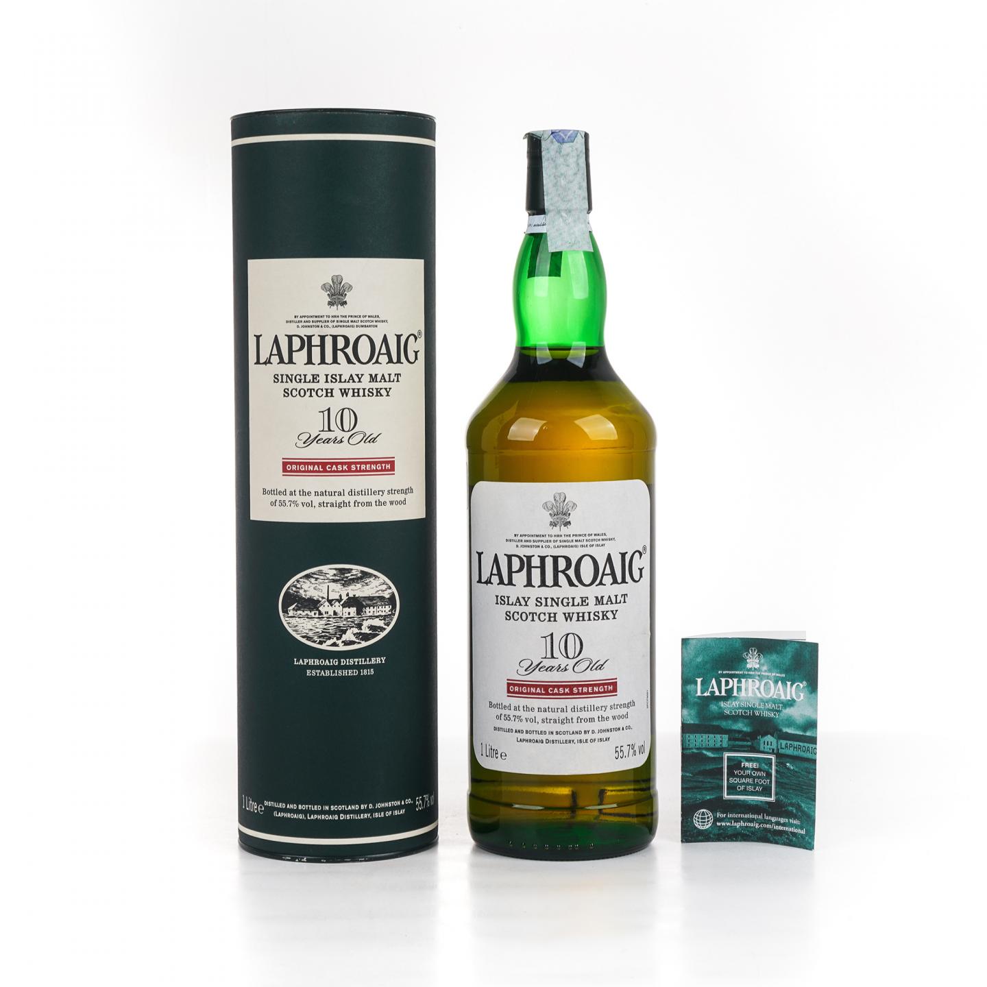Laphroaig 拉弗格 10年 桶强 小红标 55.7% 1升装