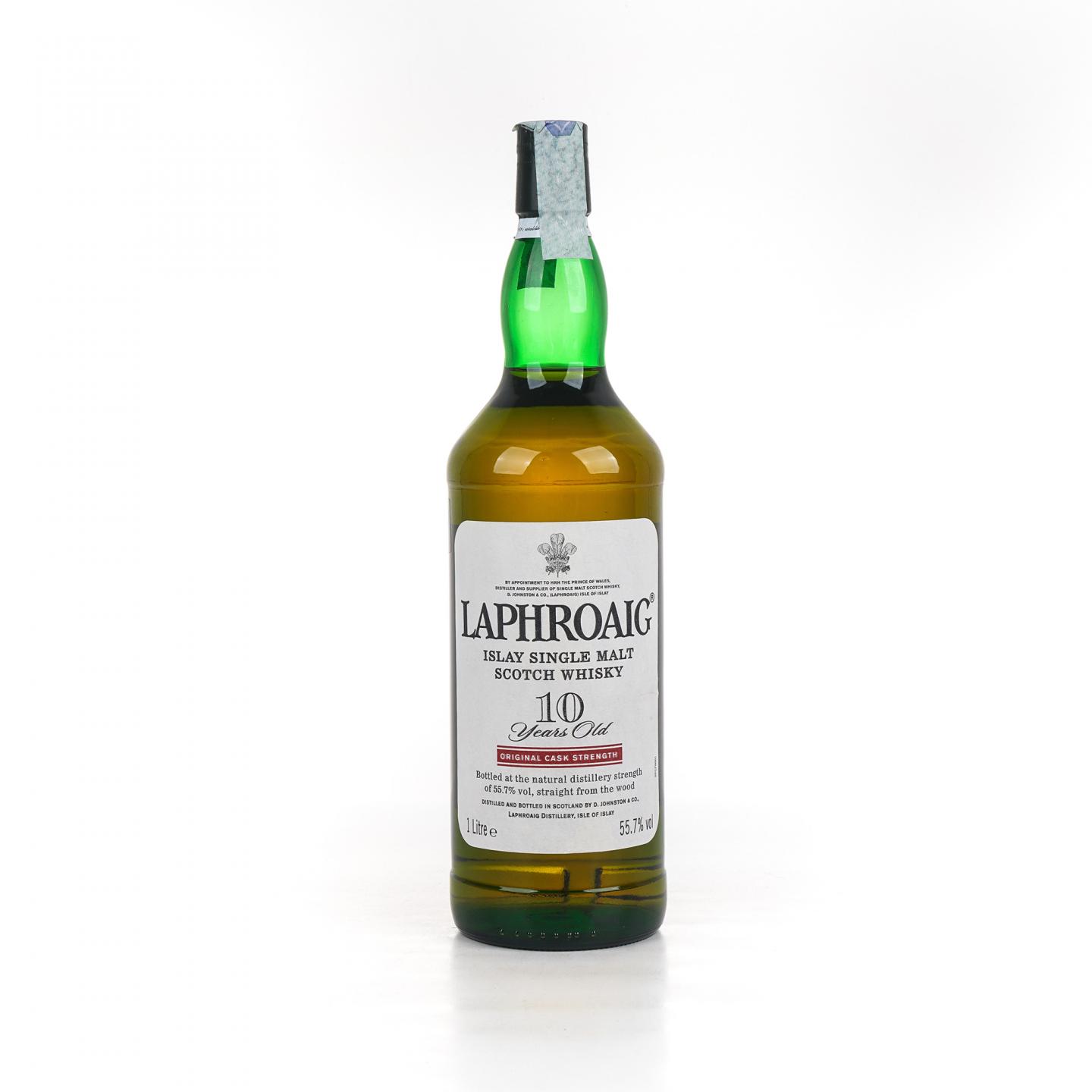 Laphroaig 拉弗格 10年 桶强 小红标 55.7% 1升装