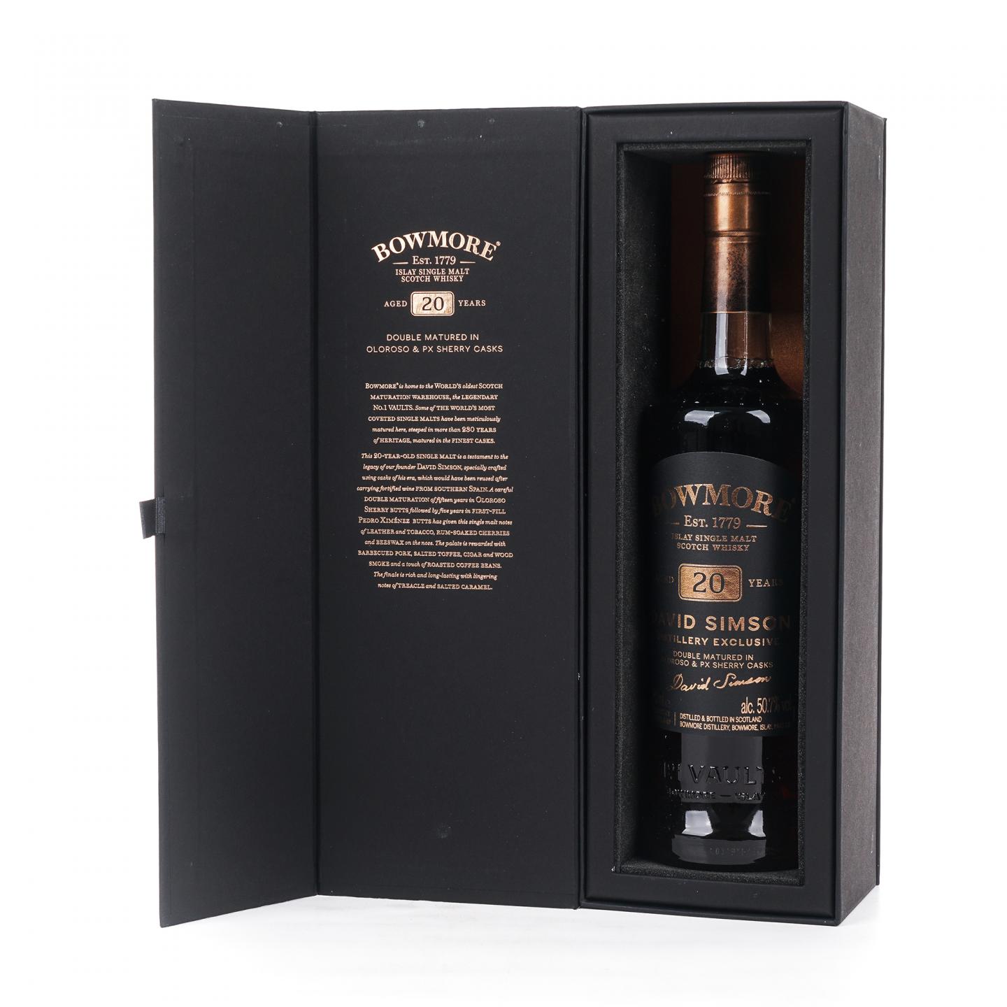 Bowmore 波摩 20年 David Simson 创始人纪念版