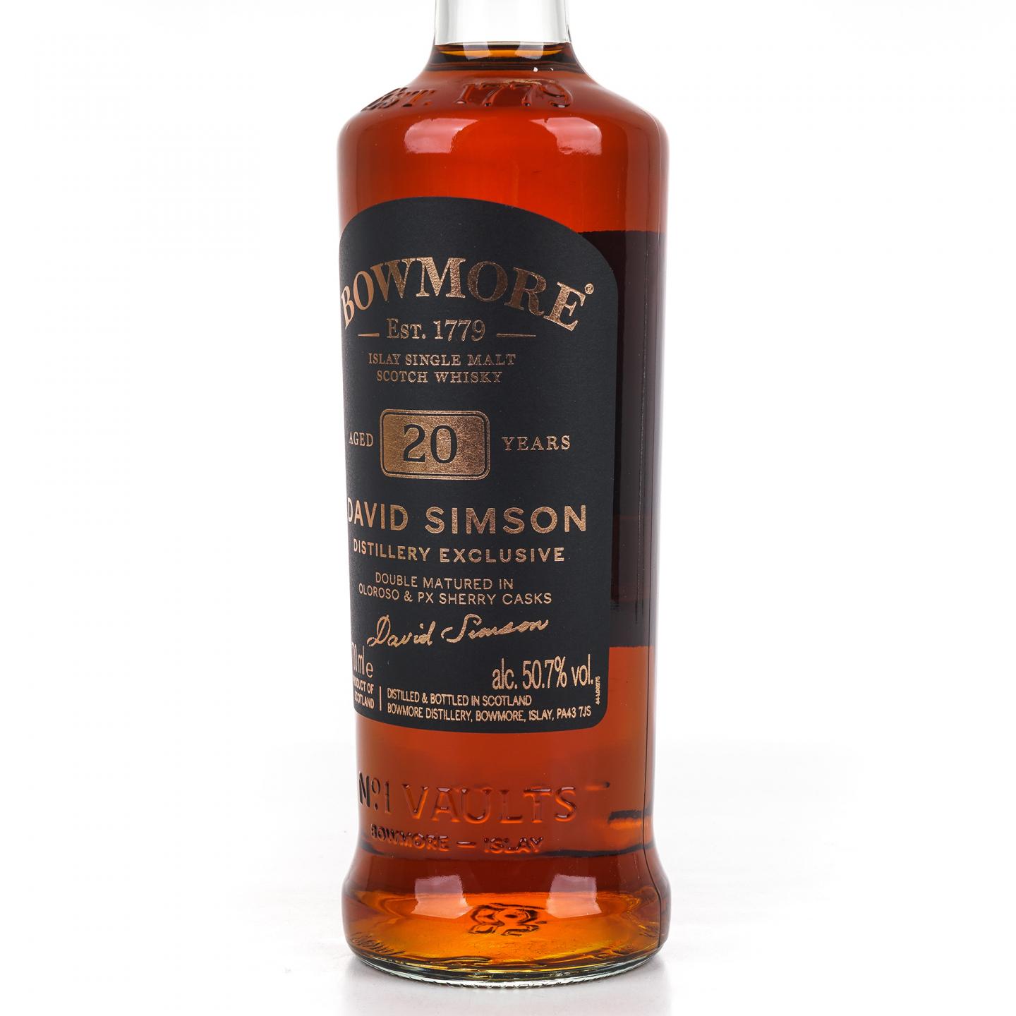 Bowmore 波摩 20年 David Simson 创始人纪念版