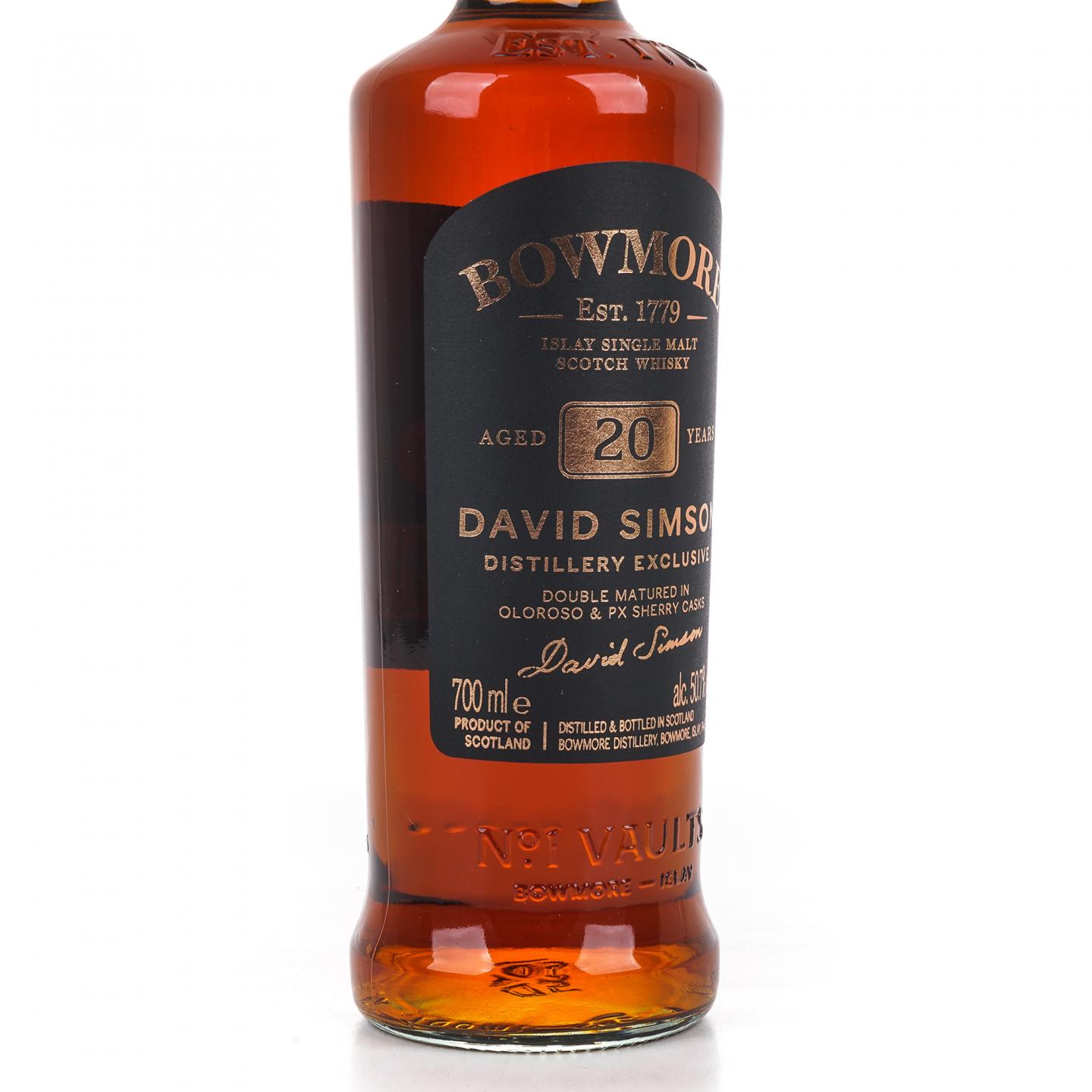 Bowmore 波摩 20年 David Simson 创始人纪念版
