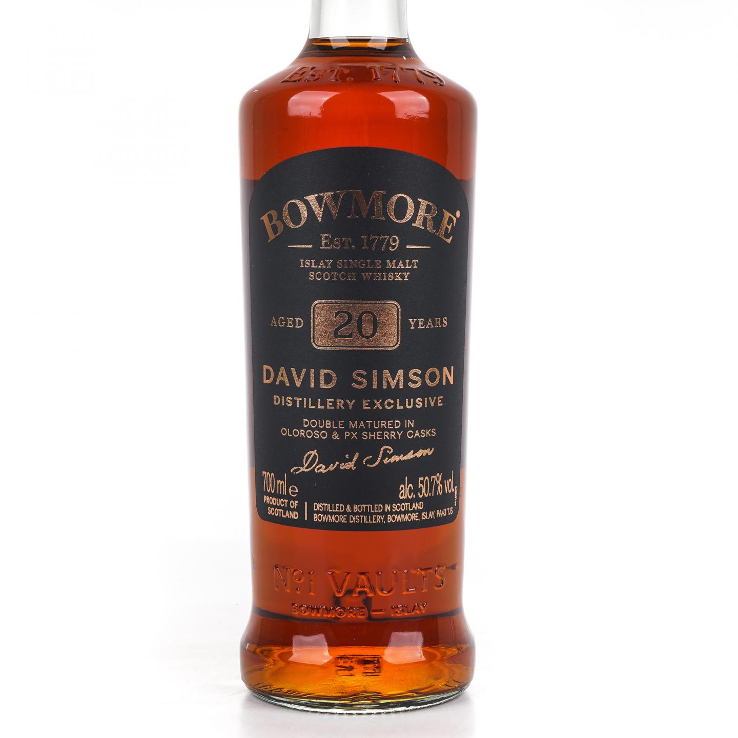 Bowmore 波摩 20年 David Simson 创始人纪念版