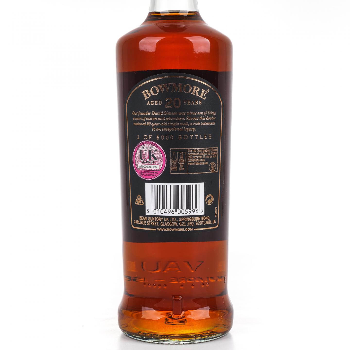 Bowmore 波摩 20年 David Simson 创始人纪念版