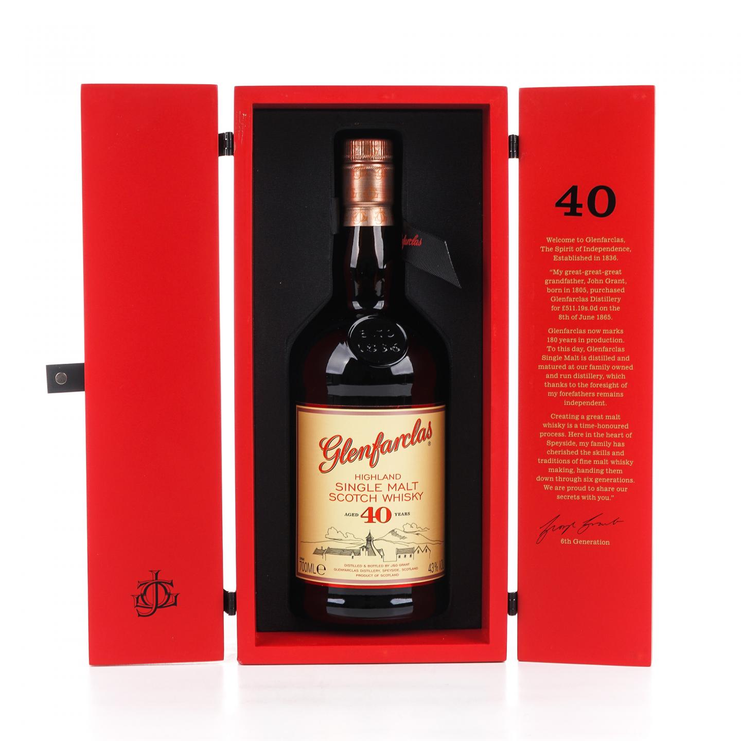 Glenfarclas 格兰花格 40年 2019 单一麦芽