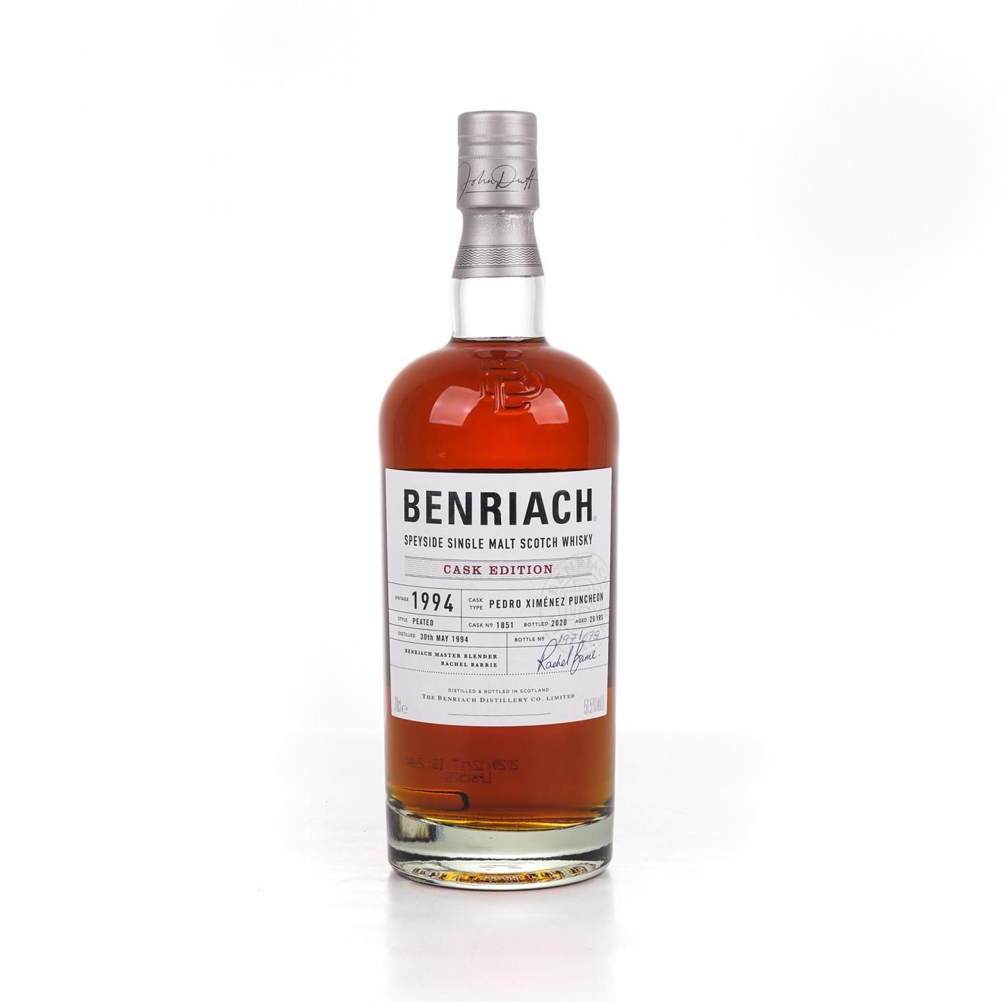 Benriach 本利亚克 26年 1994-2020 雪莉桶#1851 行货