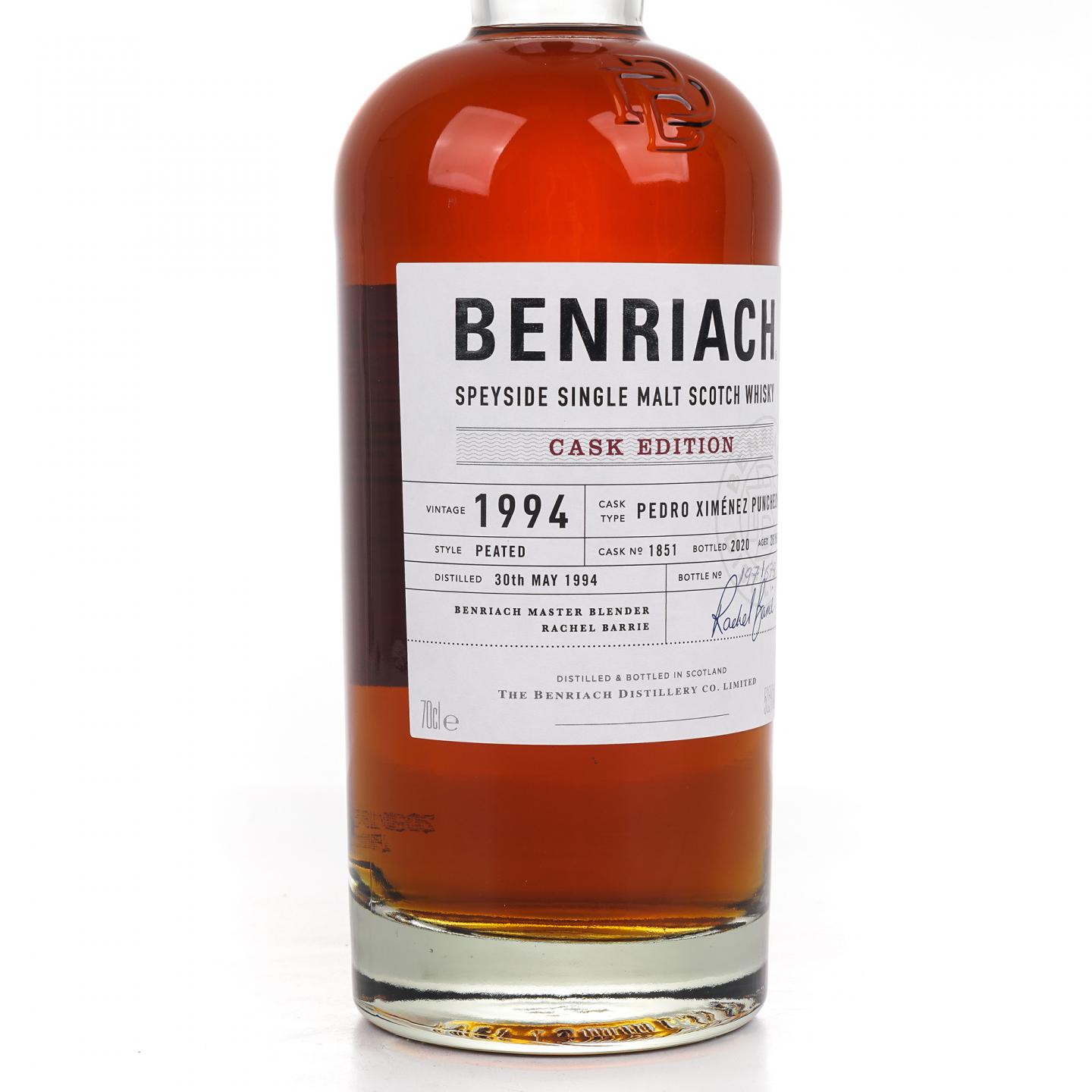Benriach 本利亚克 26年 1994-2020 雪莉桶#1851 行货