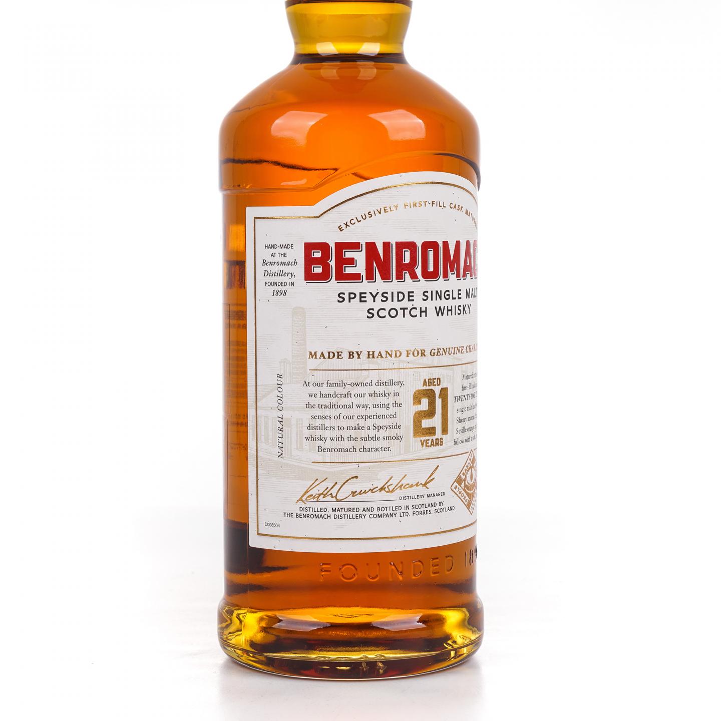 Benromach 本诺曼克 21年 2021 行货