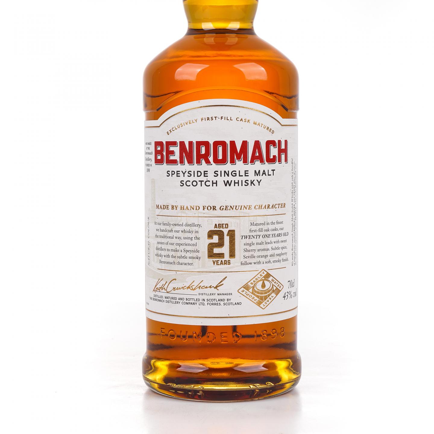 Benromach 本诺曼克 21年 2021 行货