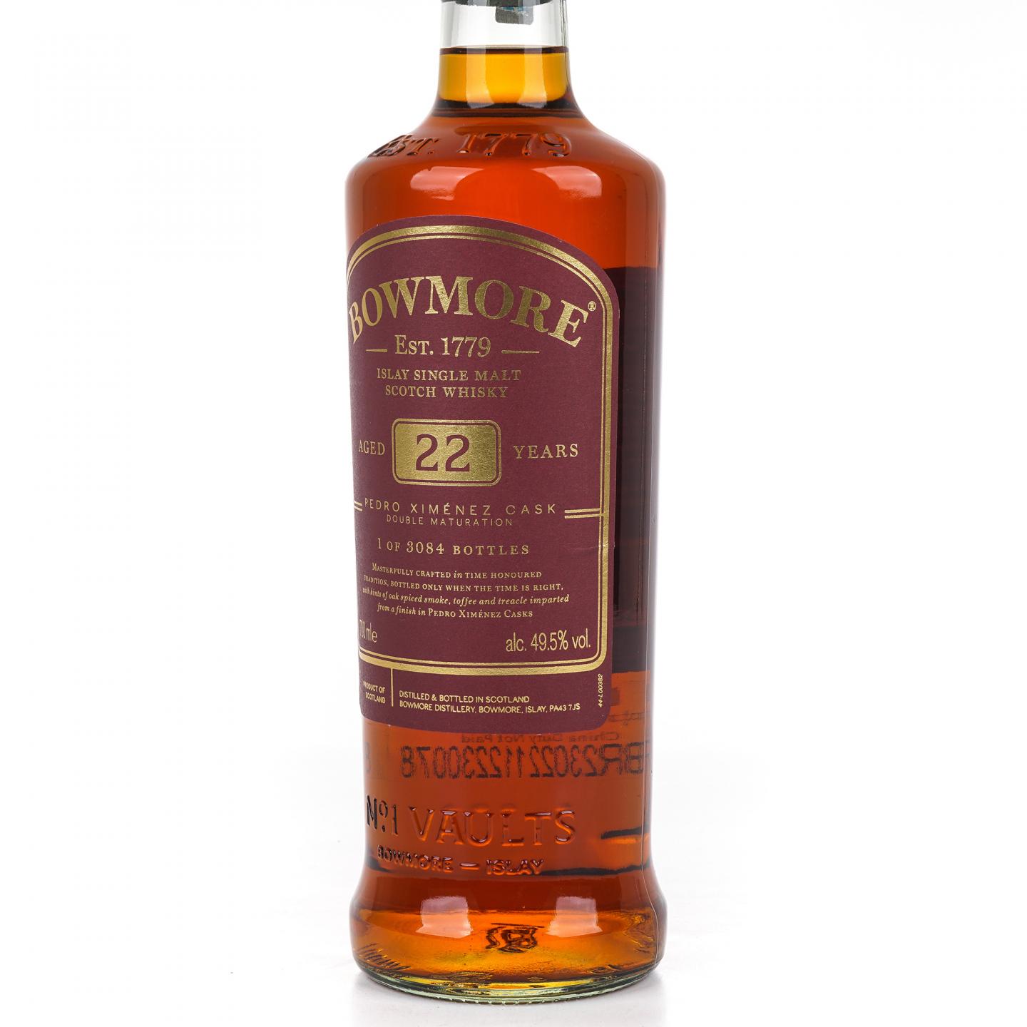 Bowmore 波摩 22年 PX桶后熟 限定版