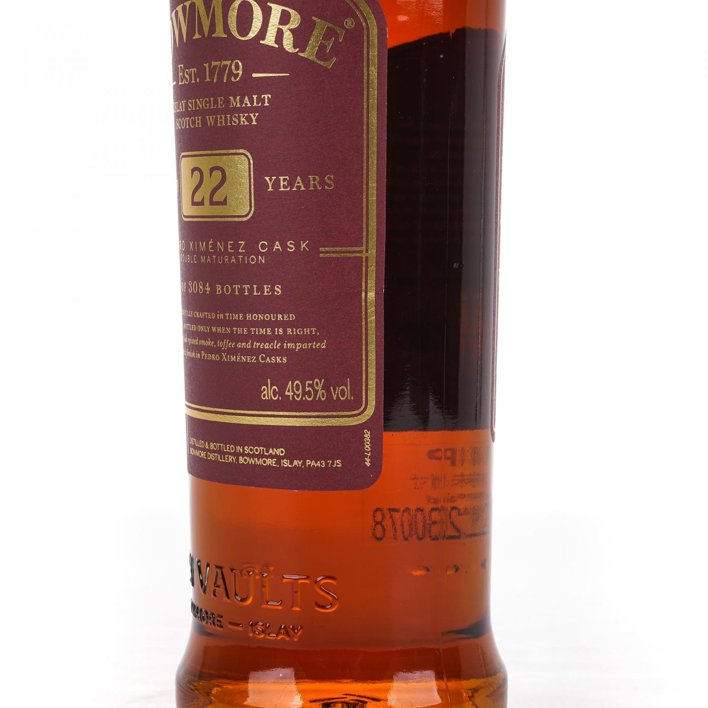 Bowmore 波摩 22年 PX桶后熟 限定版