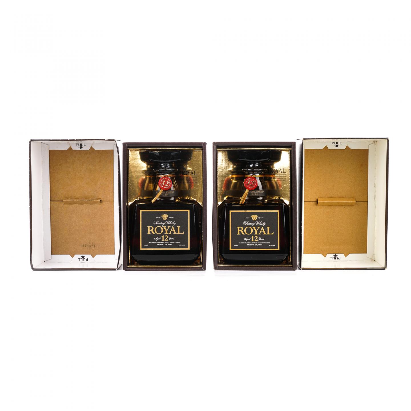 三得利 Royal 12年 金花标 调和 2支组