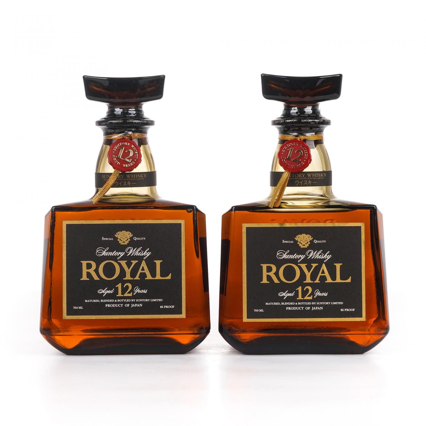 三得利 Royal 12年 金花标 调和 2支组