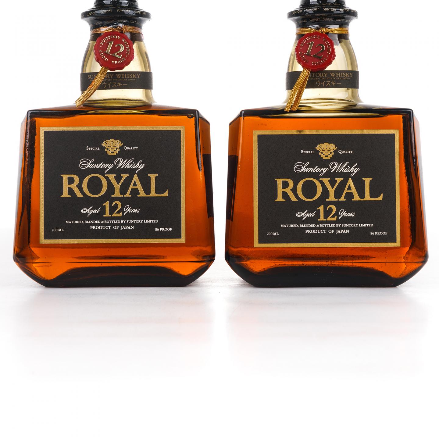 三得利 Royal 12年 金花标 调和 2支组