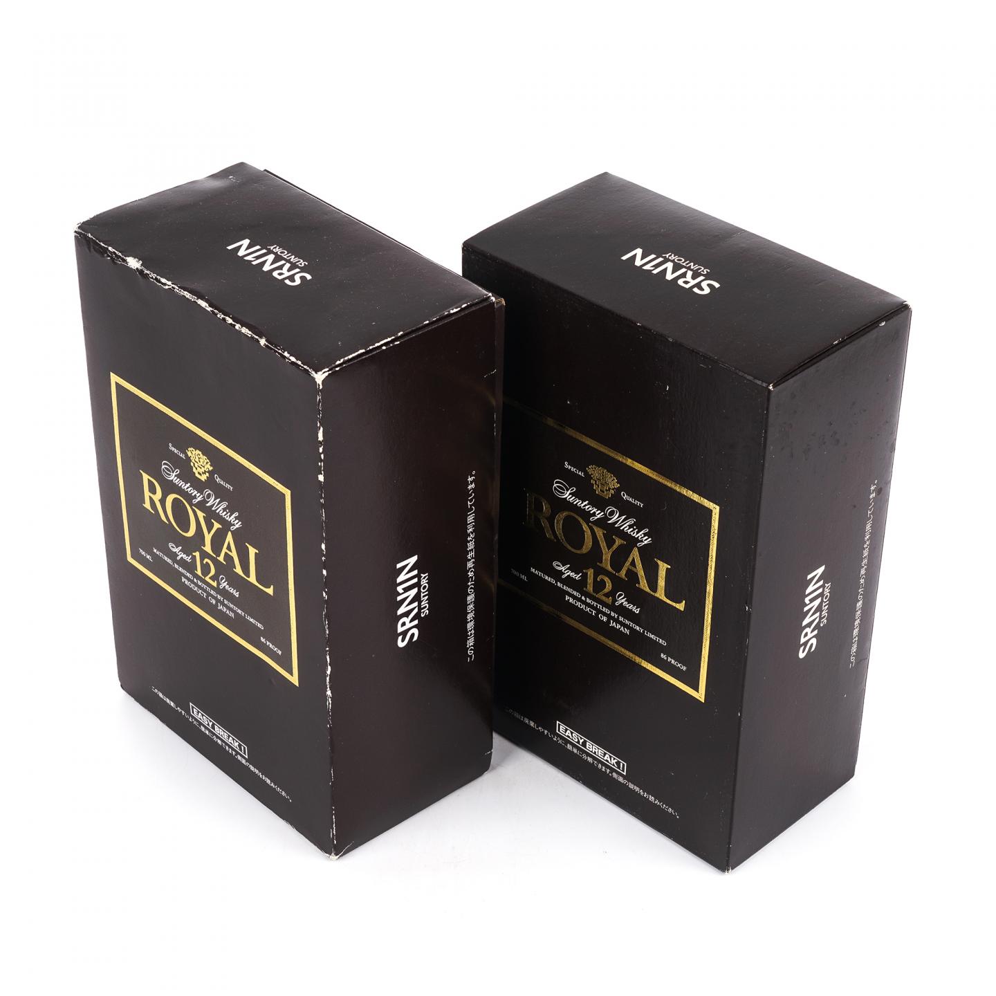 三得利 Royal 12年 金花标 调和 2支组
