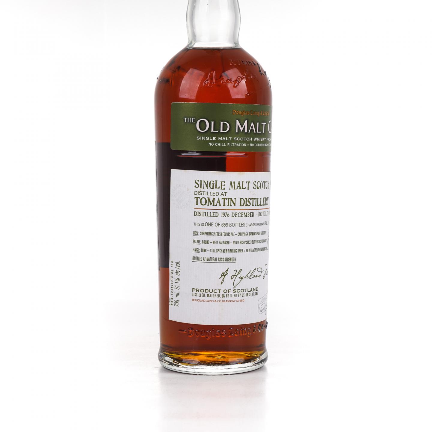 Tomatin 汤马丁 1976-2011 DL Old Malt Cask 单桶桶强