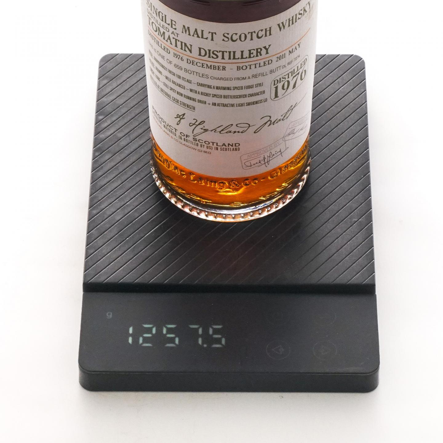 Tomatin 汤马丁 1976-2011 DL Old Malt Cask 单桶桶强