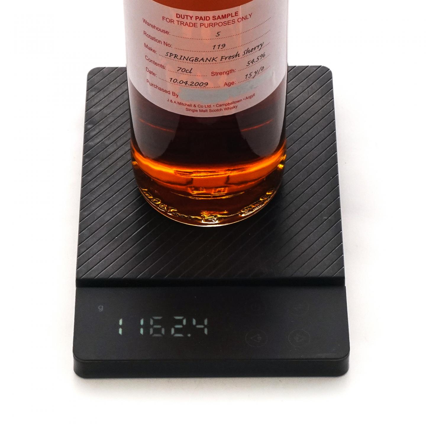 Springbank 云顶 15年 2009 完税瓶 雪莉桶