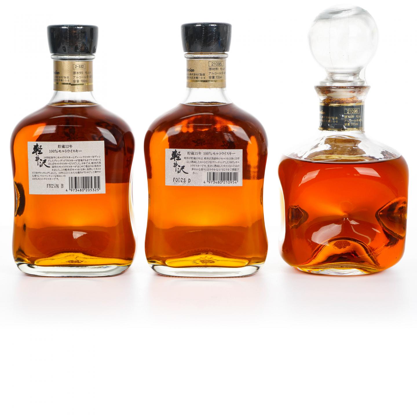 轻井泽 12/15/17年 100% Malt Whisky 3瓶组