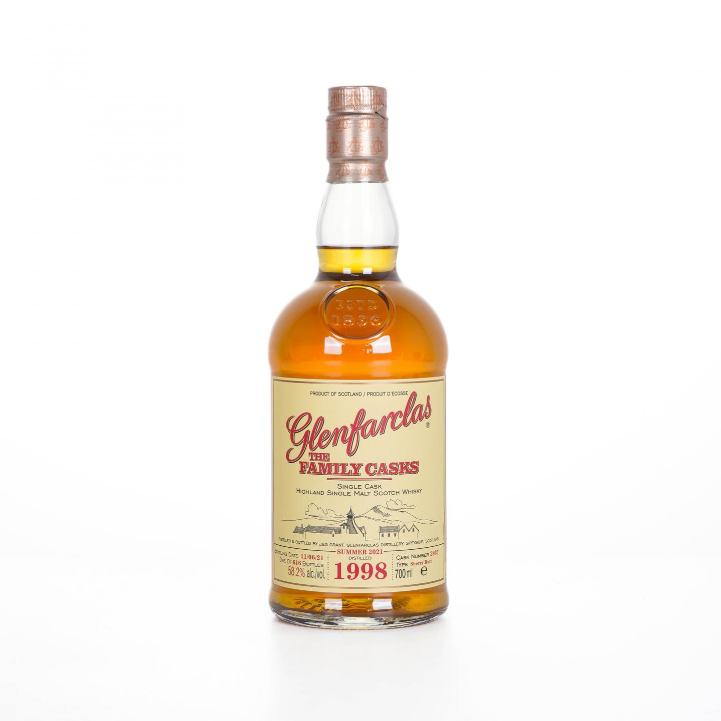 Glenfarclas 格兰花格 1998-2021 家族桶#2937