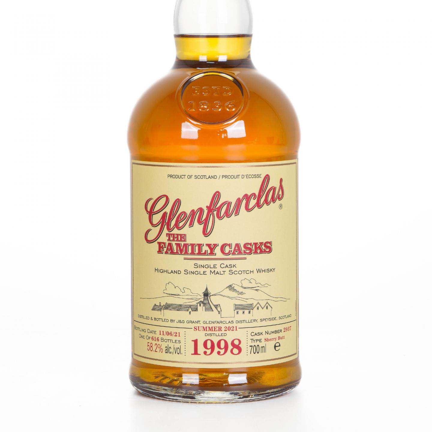 Glenfarclas 格兰花格 1998-2021 家族桶#2937