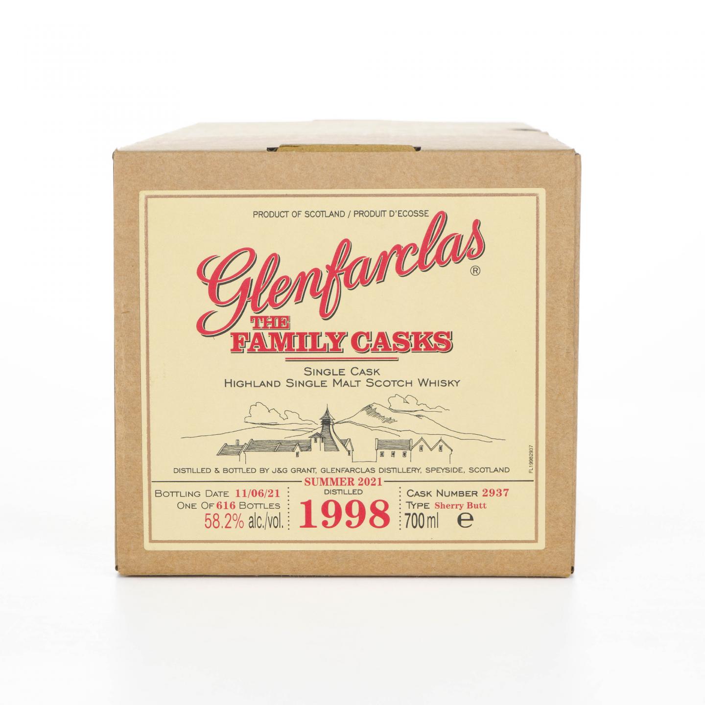 Glenfarclas 格兰花格 1998-2021 家族桶#2937