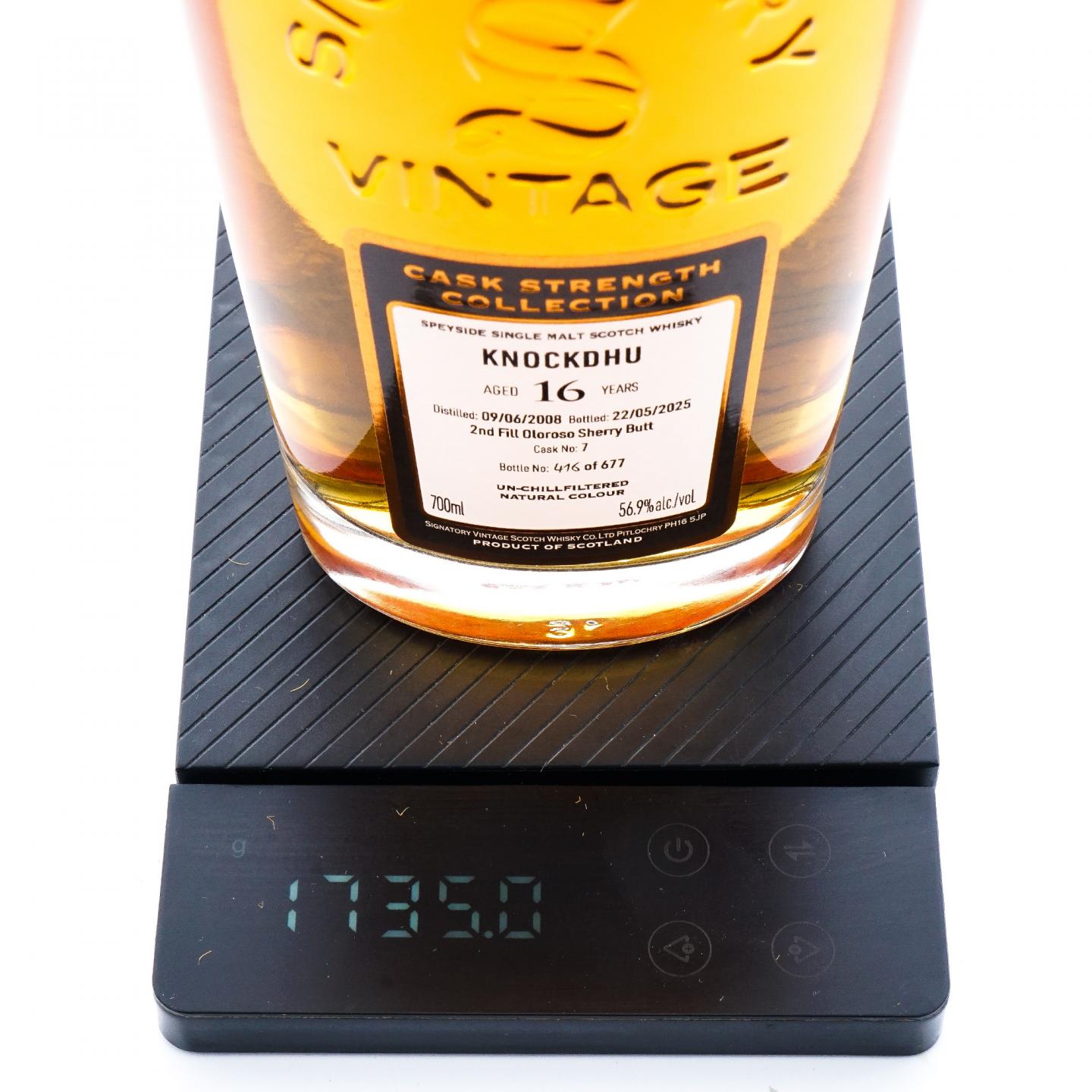 Knockdhu 洛克杜 16年 2008-2025 SV 雪莉桶#7 桶强